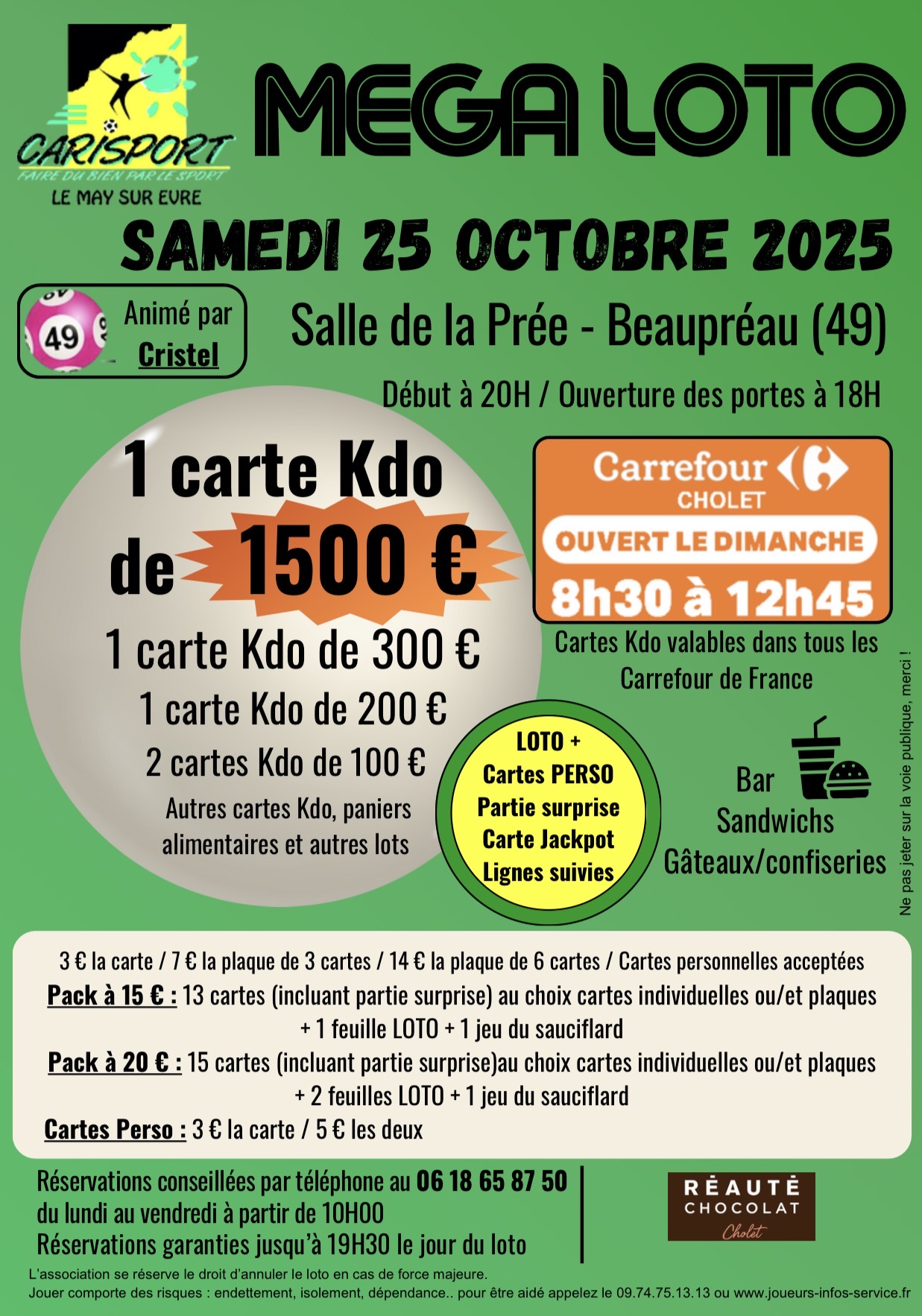 🎉 Méga Loto – Un soirée de chance et de convivialité